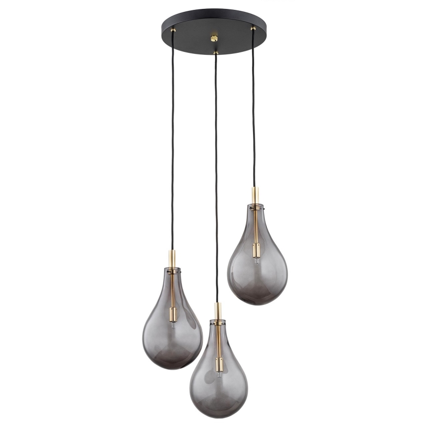 Argon 6105 - Lestenec na vrvici OAKLAND 3xG9/6W/230V črna