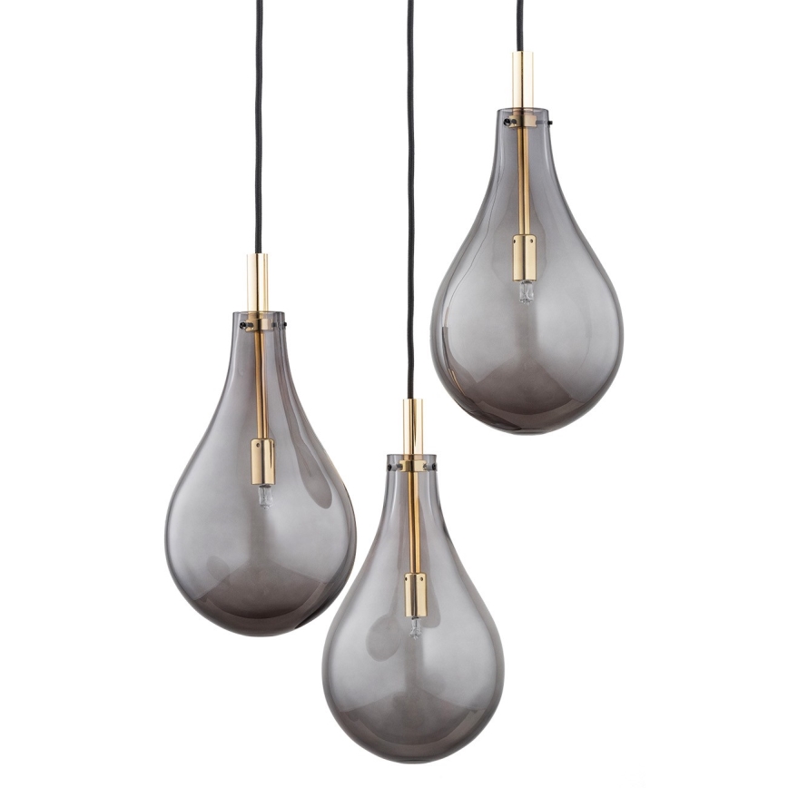 Argon 6105 - Lestenec na vrvici OAKLAND 3xG9/6W/230V črna