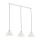 Argon 6173 - Lestenec na vrvici ORTE 3xE27/15W/230V bela