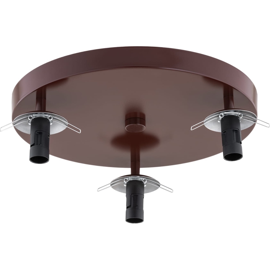 Argon 6292 - Stropna svetilka FABIO 3xE14/7W/230V alabaster rjava