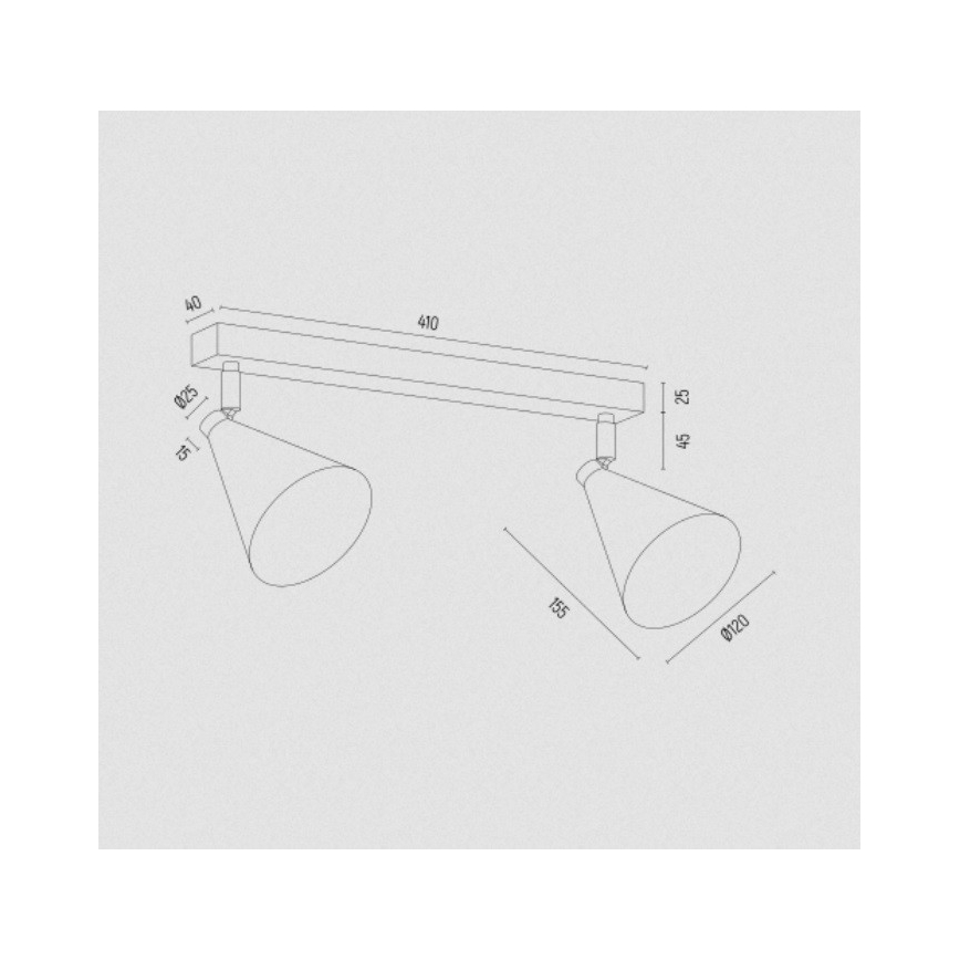 Argon 7148 - Reflektor LUCINDA 2xE14/7W/230V zelena