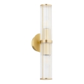 Argon 7203 - Stenska svetilka HAMPTON 2xE14/7W/230V zlata
