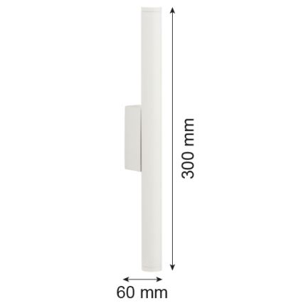 Argon 7223 - LED Stenska svetilka GRECO 2xLED/4,2W/230V 3000K bela