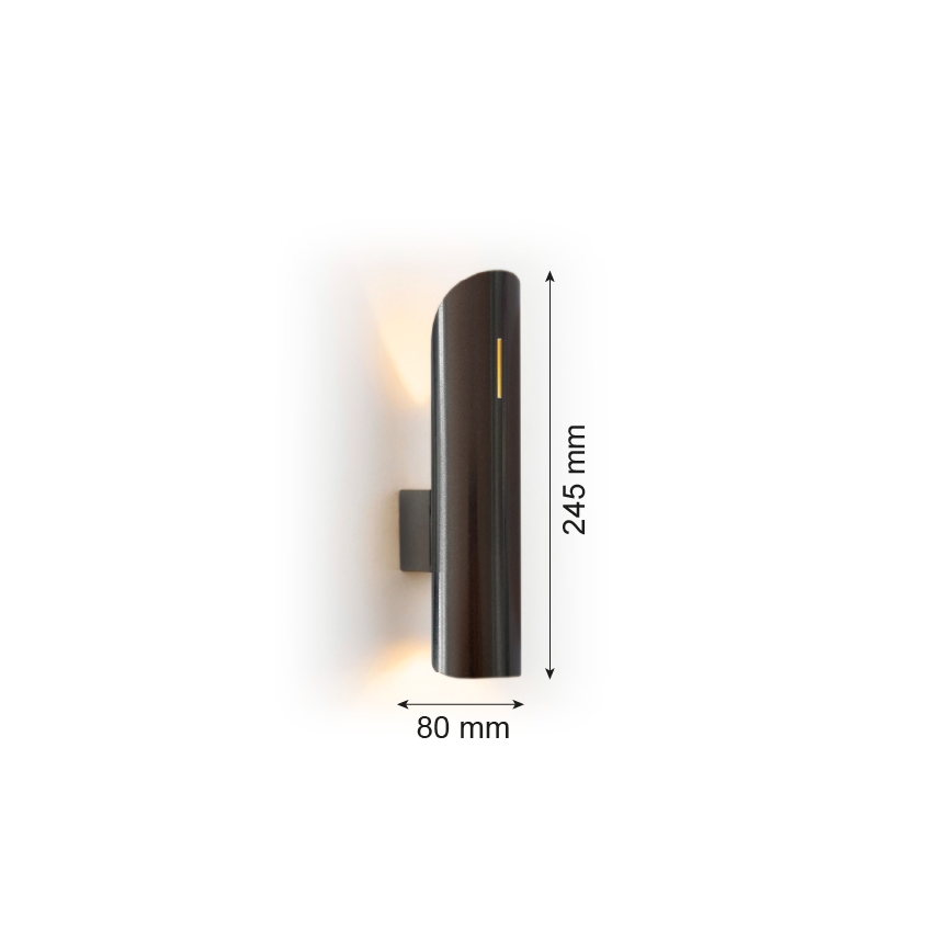 Argon 7232 - Stenska svetilka AKRON PLUS 2xG9/6W/230V