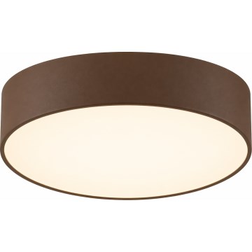 Argon 7295 - Stropna svetilka DARLINGOS 2xE27/15W/230V, premer 25 cm, rjava