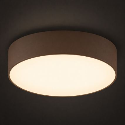 Argon 7297 - Stropno svetilo DARLINGOS 2xE27/15W/230V premer 35 cm rjava