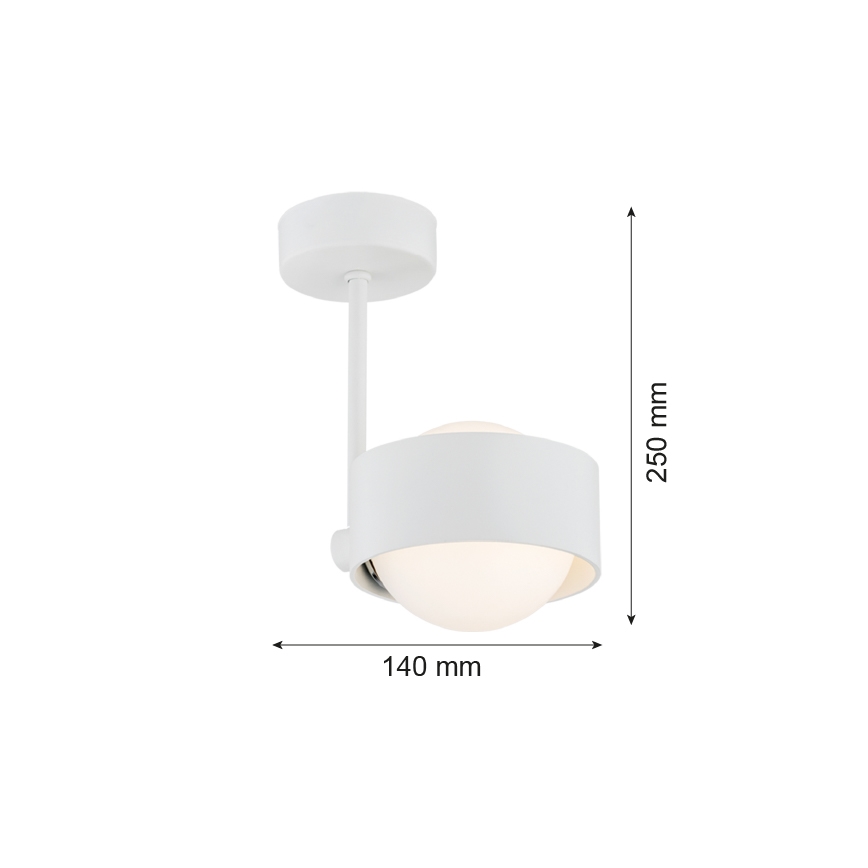 Argon 8058 - Lestenec na drogu MASSIMO PLUS 1xG9/6W/230V bela