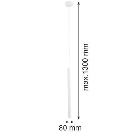 Argon 8066 - Lestenec na vrvici ETNA 1xG9/6W/230V bela