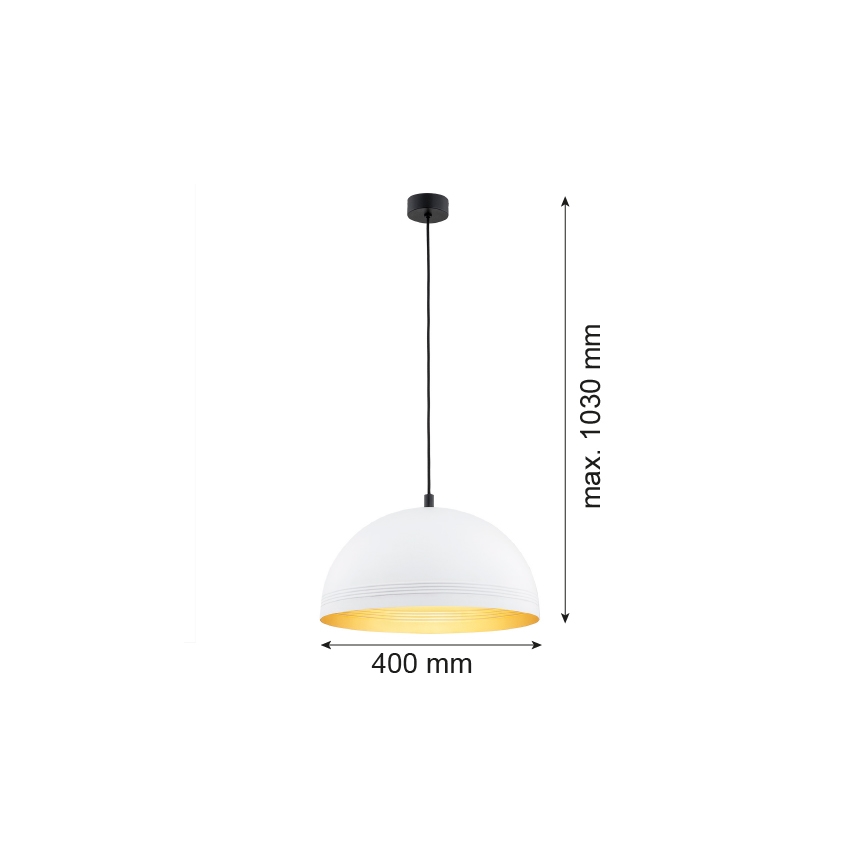 Argon 8241 - Lestenec na vrvici BONITA 1xE27/15W/230V bela