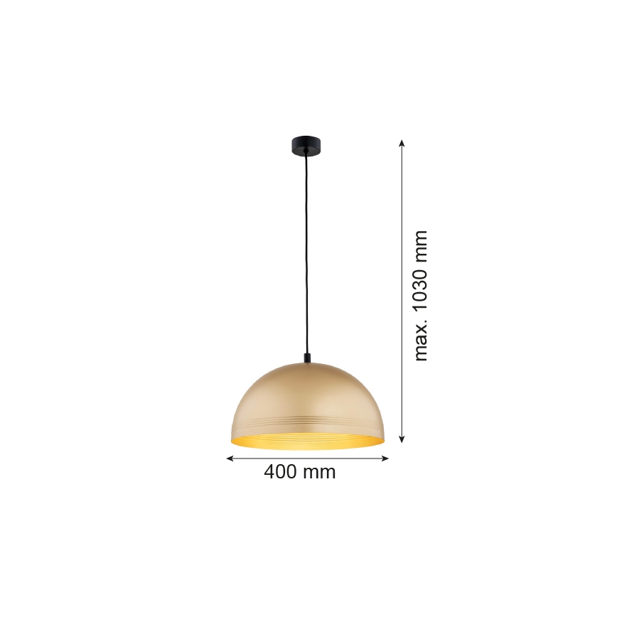 Argon 8245 - Lestenec na vrvici BONITA 1xE27/15W/230V zlata