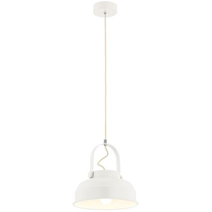 Argon 8284 - Lestenec na vrvici DAKOTA 1xE27/15W/230V bela