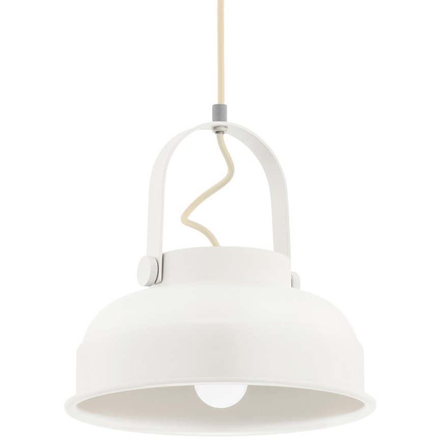 Argon 8284 - Lestenec na vrvici DAKOTA 1xE27/15W/230V bela