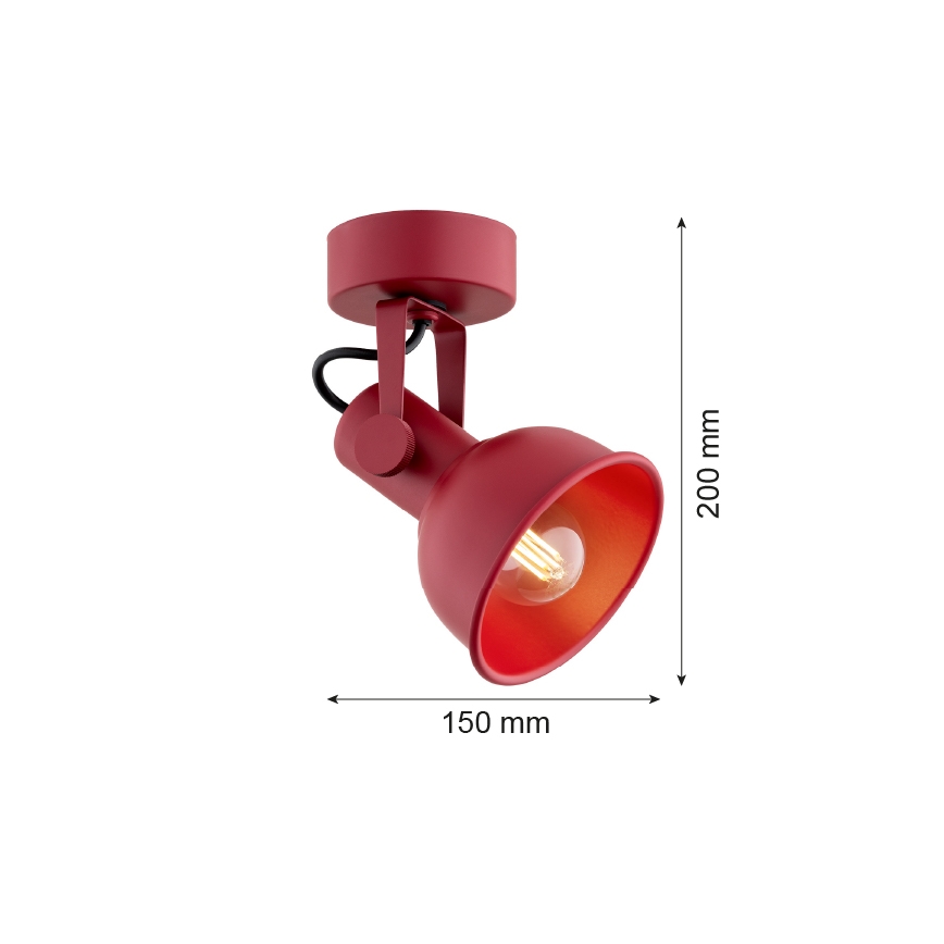 Argon 8298 - Reflektor LENORA 1xE14/7W/230V rdeč