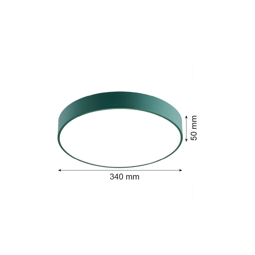 Argon 8335 - LED Stropna svetilka TIAMO LED/22W/230V 4000K zelena