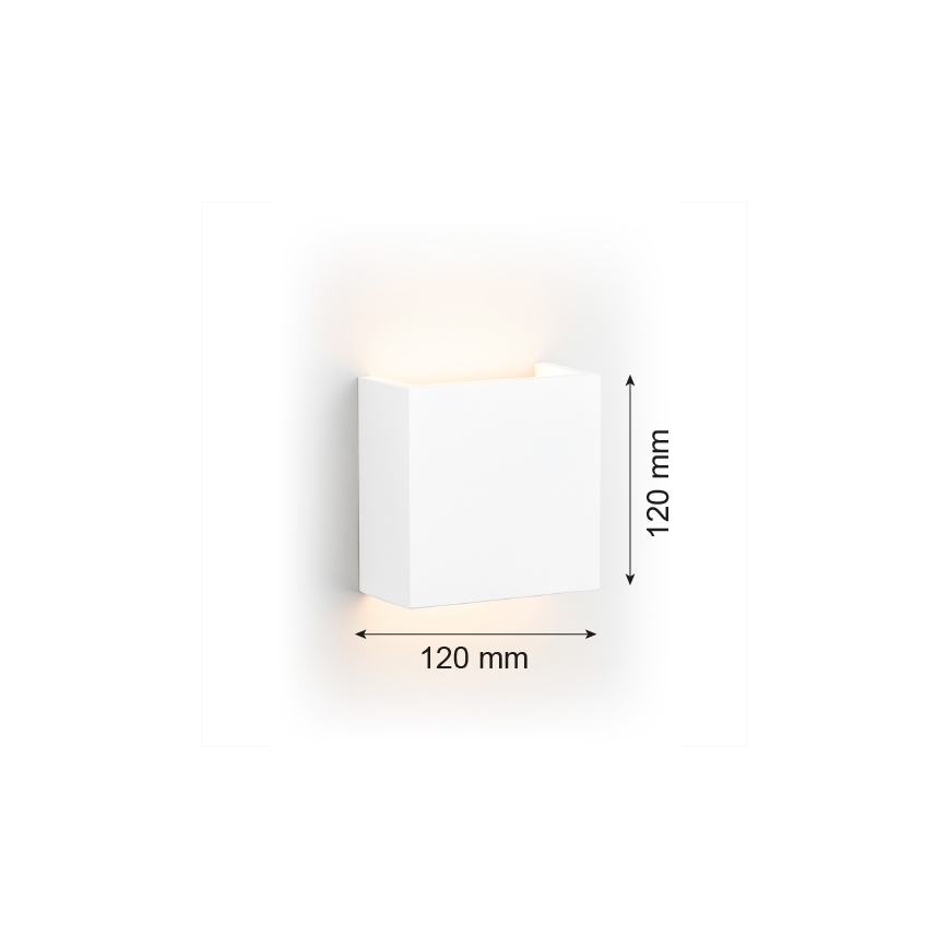 Argon 8358 - LED Stenska svetilka GENT LED/3,6W/230V 3000K bela