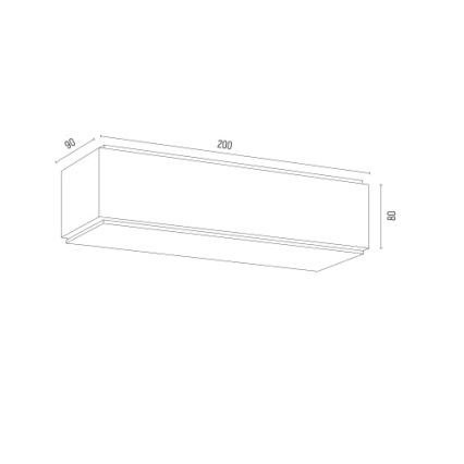 Argon 8365 - Stenska svetilka CARLSON 1xE27/15W/230V 20 cm črna