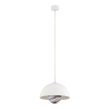 Argon 8443 - Lestenec na vrvici PIAVA 1xE14/7W/230V alabaster bela