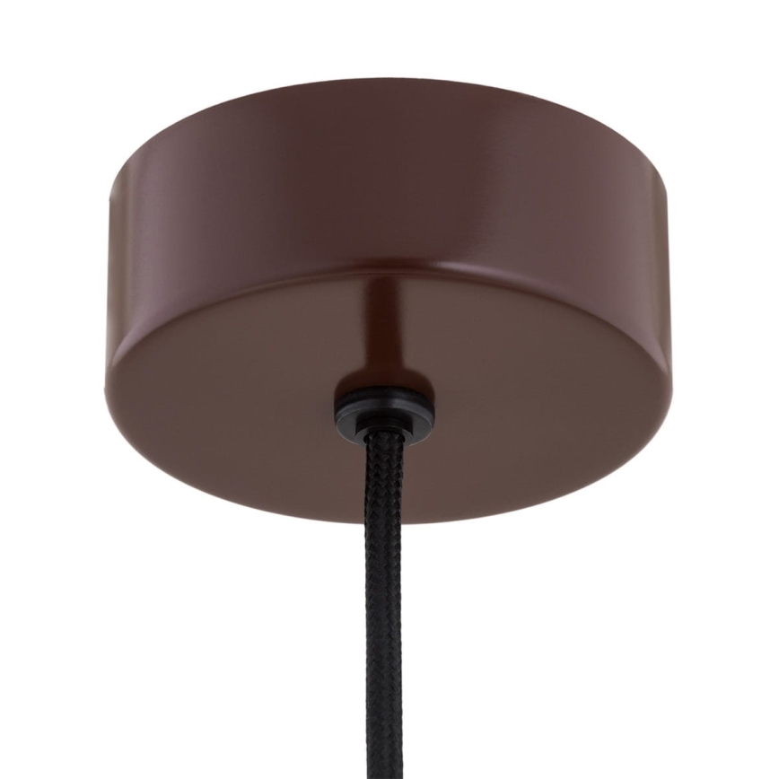 Argon 8444 - Lestenec na vrvici PIAVA 1xE14/7W/230V alabaster rjava