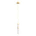 Argon 8489 - Lestenec na vrvici HAMPTON 1xE14/7W/230V zlata