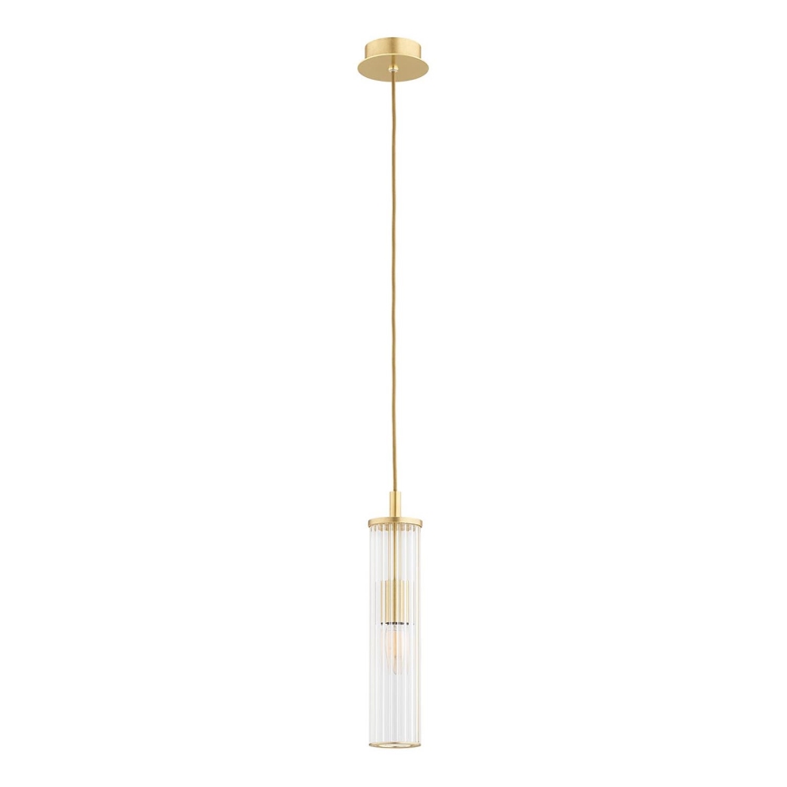 Argon 8489 - Lestenec na vrvici HAMPTON 1xE14/7W/230V zlata