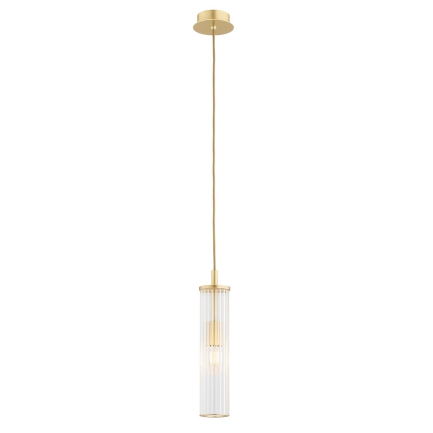 Argon 8489 - Lestenec na vrvici HAMPTON 1xE14/7W/230V zlata