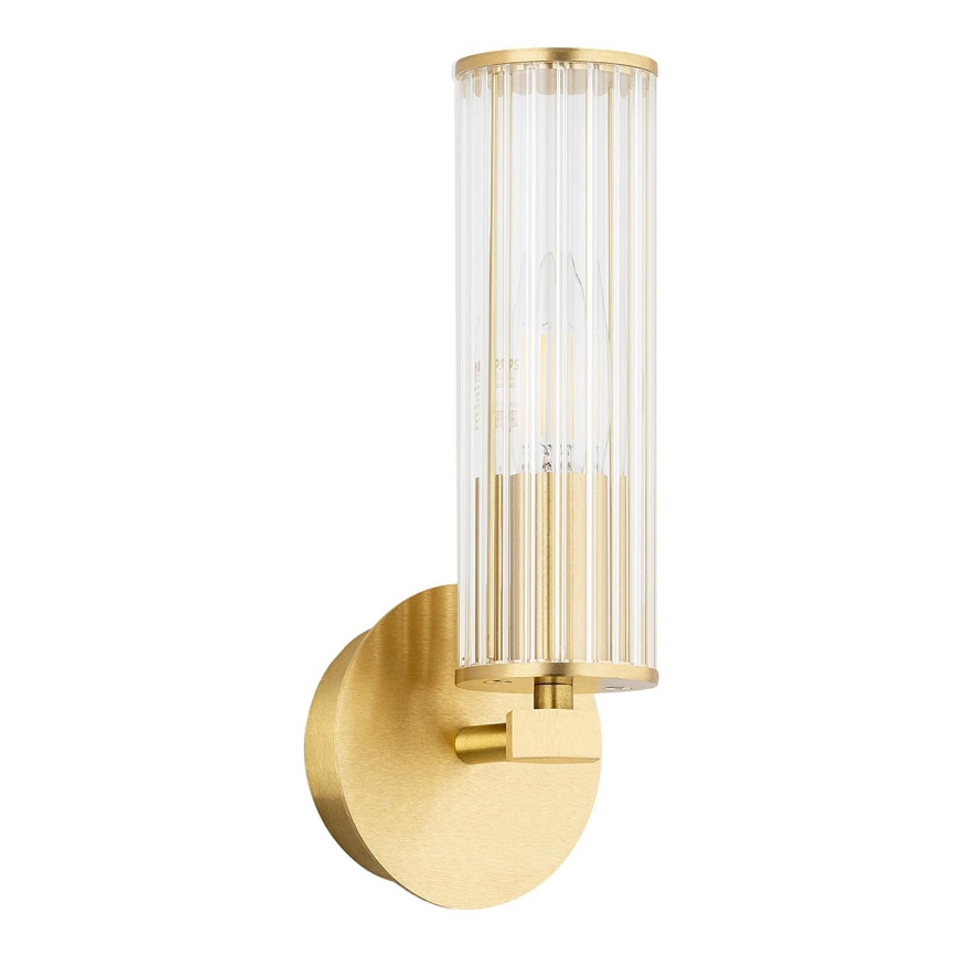 Argon 8497 - Stenska svetilka HAMPTON 1xE14/7W/230V zlata
