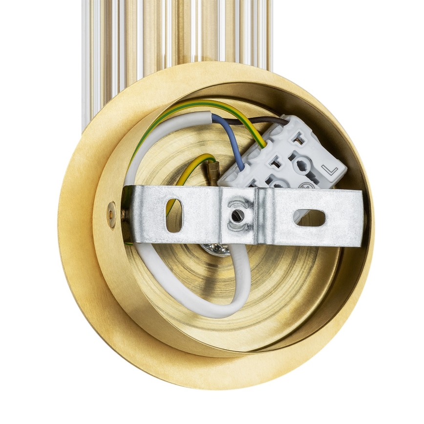 Argon 8497 - Stenska svetilka HAMPTON 1xE14/7W/230V zlata
