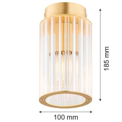 Argon 8501 - Stropna svetilka HAMPTON 1xE14/7W/230V zlata