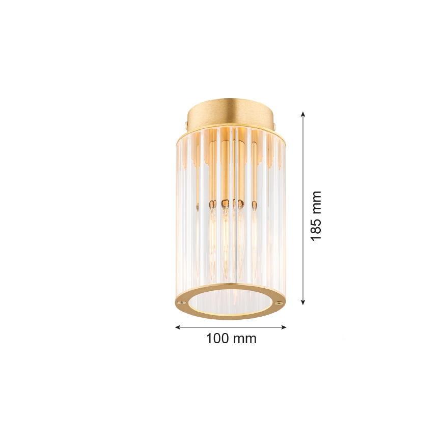 Argon 8501 - Stropna svetilka HAMPTON 1xE14/7W/230V zlata