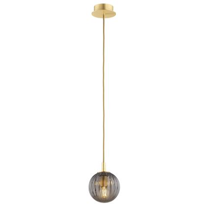 Argon 8512 - Lestenec na vrvici PALOMA 1xE14/7W/230V pr. 12 cm zlata/črna