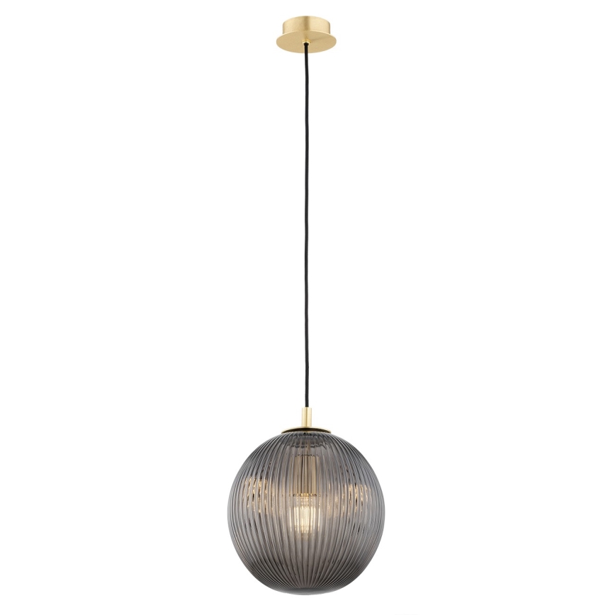 Argon 8513 - Lestenec na vrvici PALOMA 1xE27/15W/230V pr. 25 cm zlata/črna
