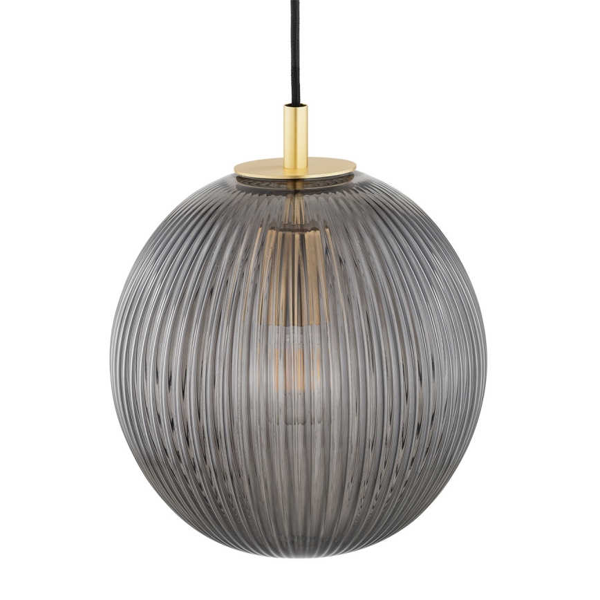 Argon 8513 - Lestenec na vrvici PALOMA 1xE27/15W/230V pr. 25 cm zlata/črna