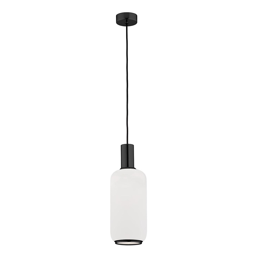 Argon 8563 - Lestenec na vrvici SAGUNTO PLUS 1xE27/15W/230V pr. 14 cm črna