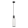 Argon 8563 - Lestenec na vrvici SAGUNTO PLUS 1xE27/15W/230V pr. 14 cm črna