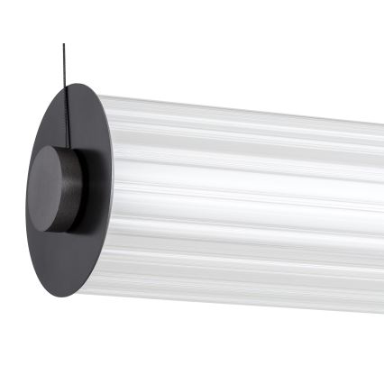 Argon 8625 - LED Lestenec na vrvici HAMPTON LED/90W/230V 3000K 120 cm črna