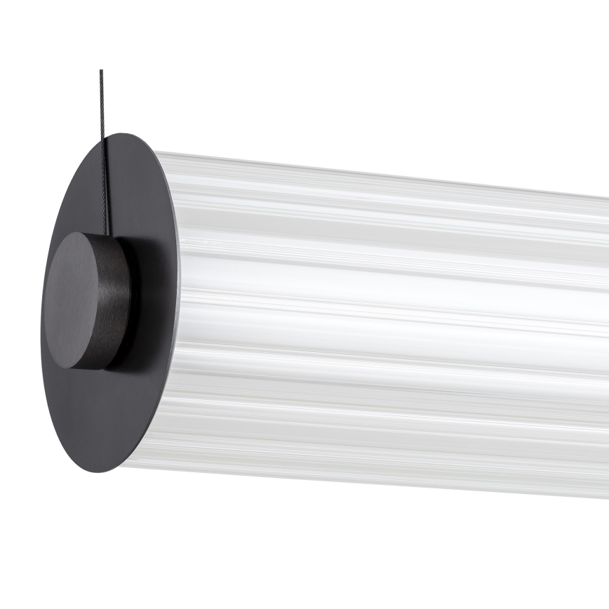 Argon 8625 - LED Lestenec na vrvici HAMPTON LED/90W/230V 3000K 120 cm črna