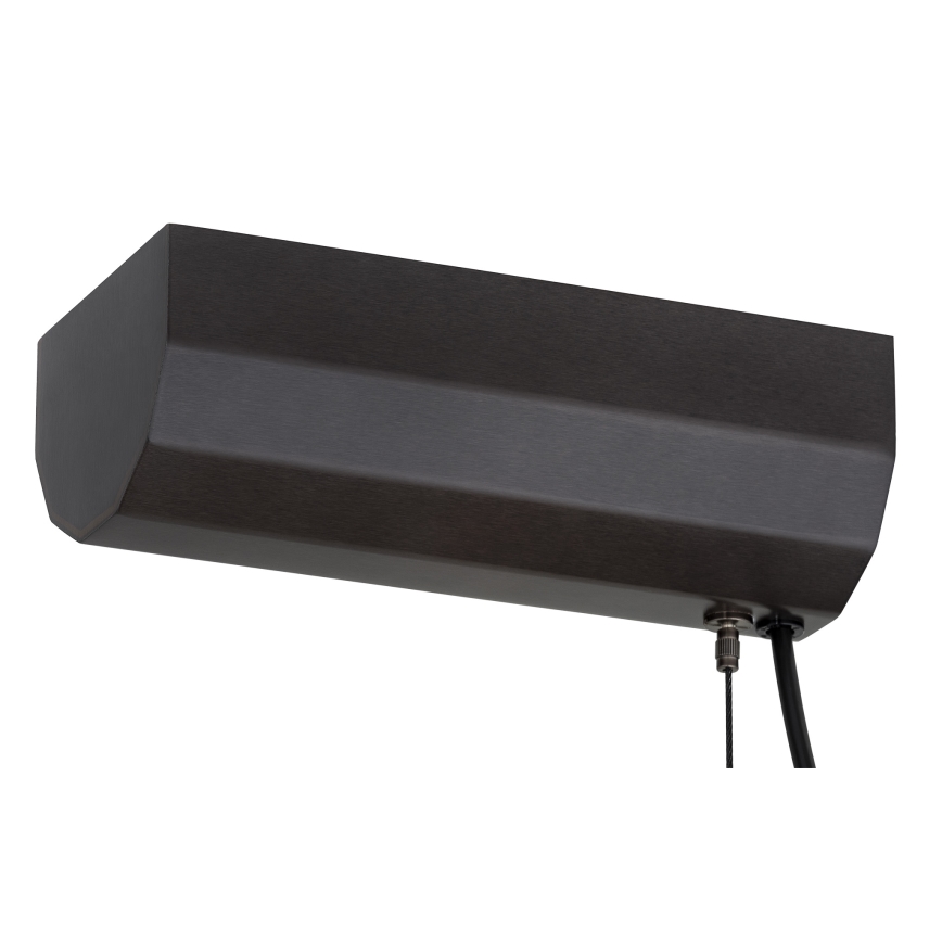 Argon 8628 - LED Lestenec na vrvici HAMPTON LED/60W/230V 3000K 80 cm črna
