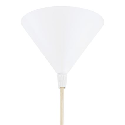 Argon 8629 - Lestenec na vrvici KEGEL 1xE27/15W/230V bela
