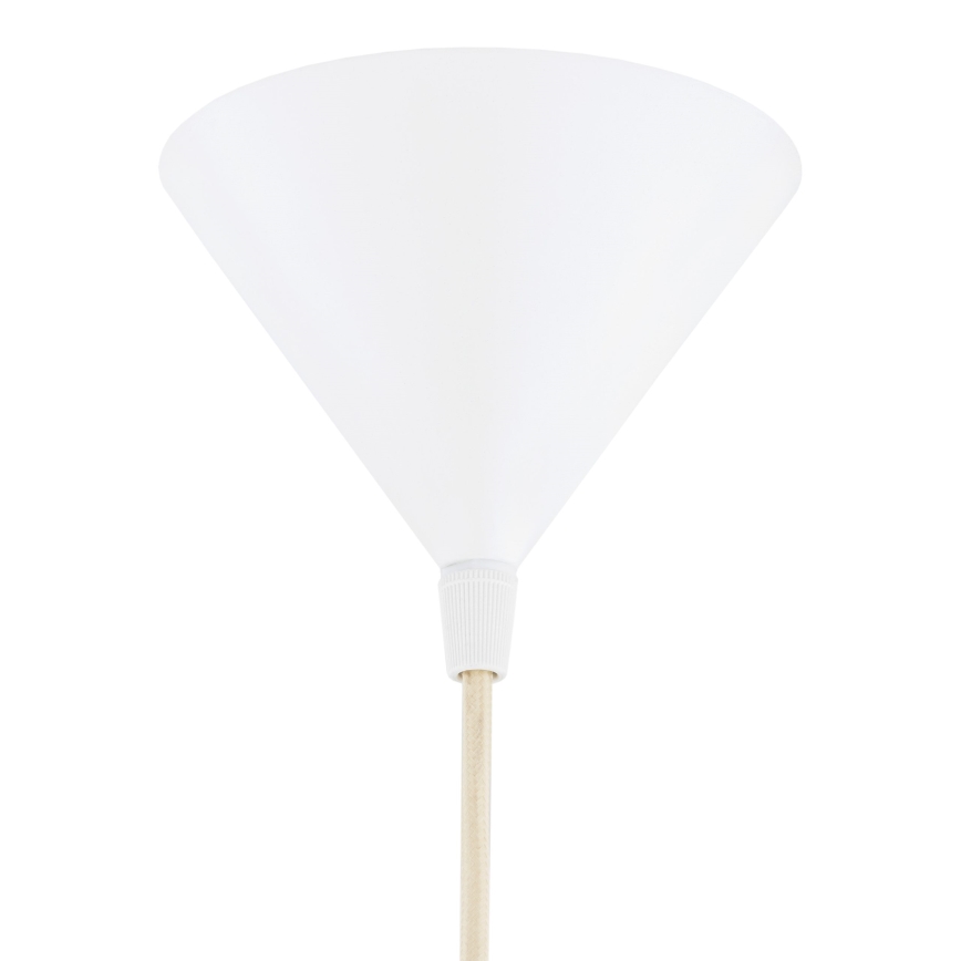 Argon 8629 - Lestenec na vrvici KEGEL 1xE27/15W/230V bela
