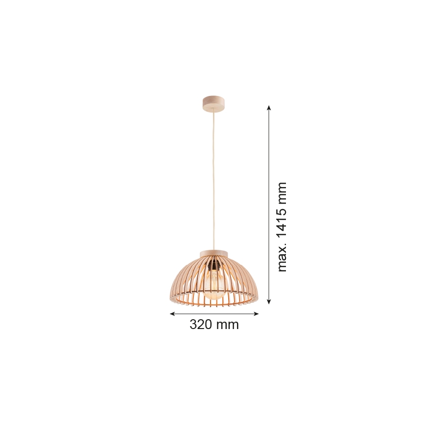Argon 8633 - Lestenec na vrvici TRE 1xE27/15W/230V