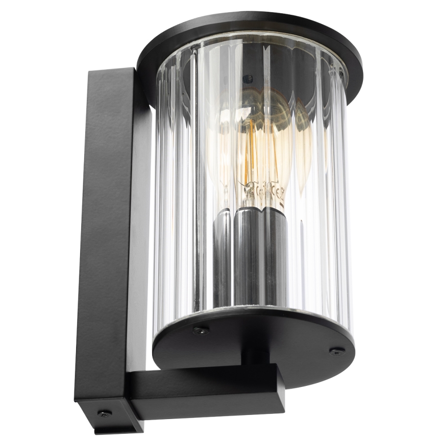 Argon 8748 - Zunanja stenska svetilka NORFOLK 1xE27/15W/230V IP44 črna