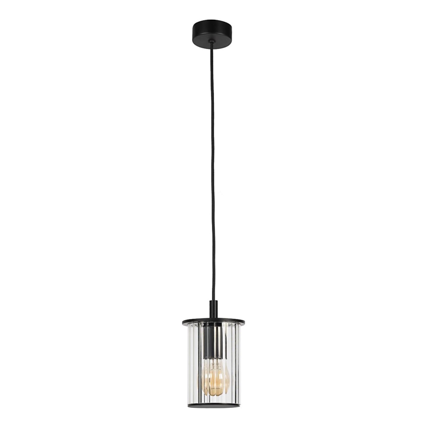 Argon 8751 - Zunanji lestenec na vrvici NORFOLK 1xE27/15W/230V IP44 črna