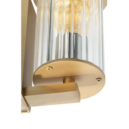 Argon 8752 - Zunanja stenska svetilka NORFOLK 1xE27/15W/230V IP44 zlata