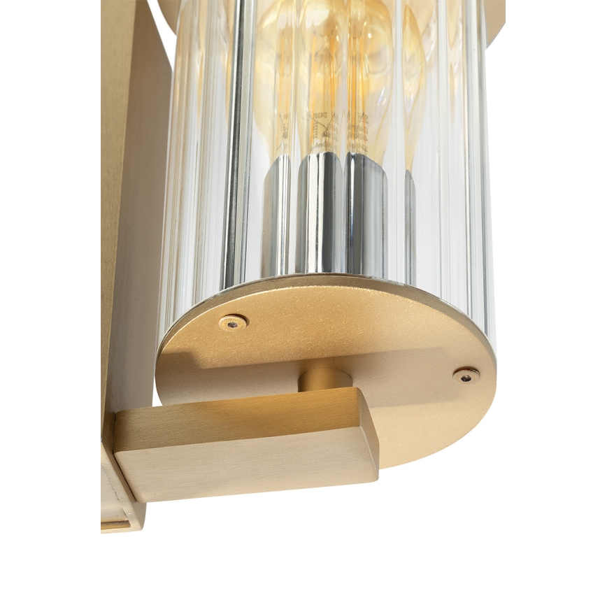 Argon 8752 - Zunanja stenska svetilka NORFOLK 1xE27/15W/230V IP44 zlata