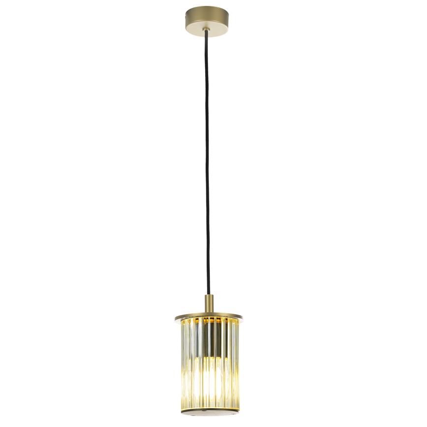 Argon 8755 - Zunanji lestenec na vrvici NORFOLK 1xE27/15W/230V IP44 zlata