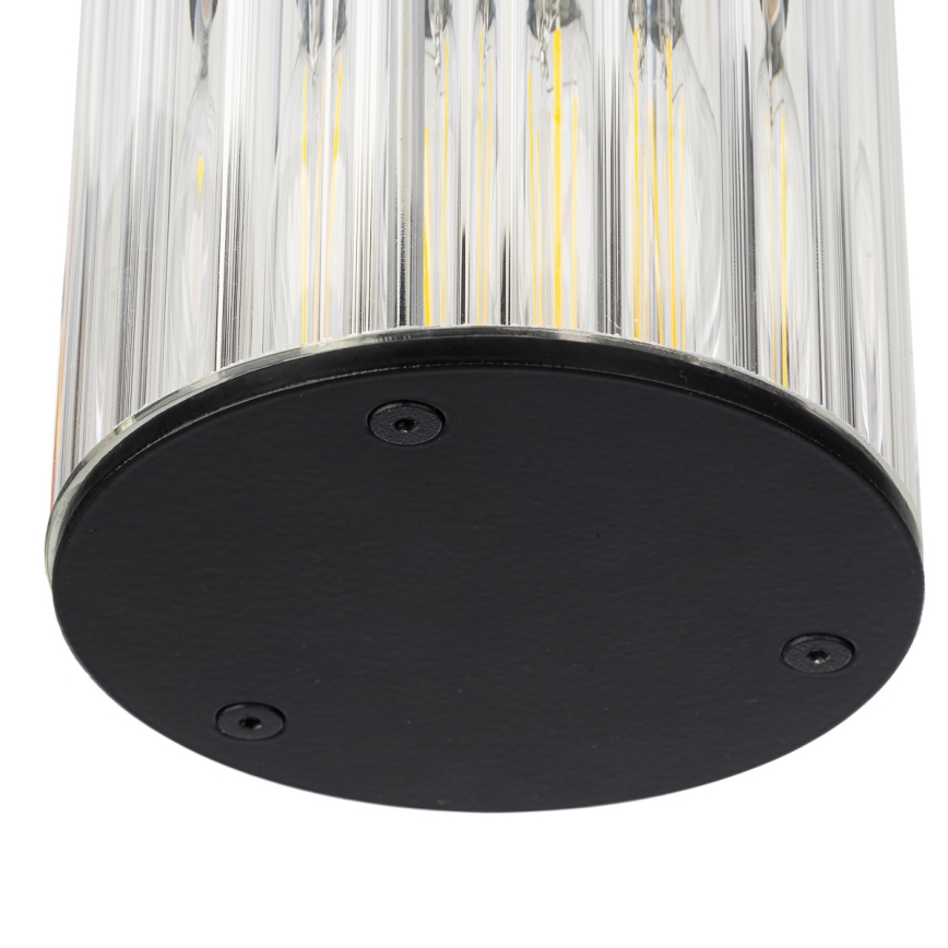 Argon 8773 - Zunanja stropna svetilka NORFOLK 1xE27/15W/230V IP44 črna