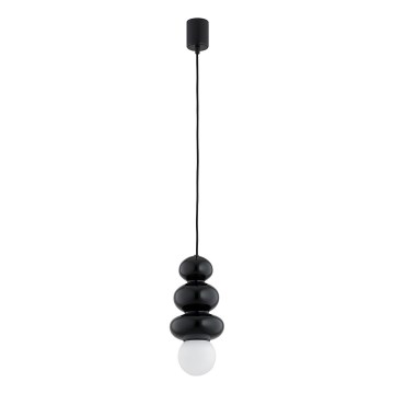 Argon 8788 - Kopalniški lestenec na vrvici ORLANDO PLUS 1xG9/6W/230V IP44 črna
