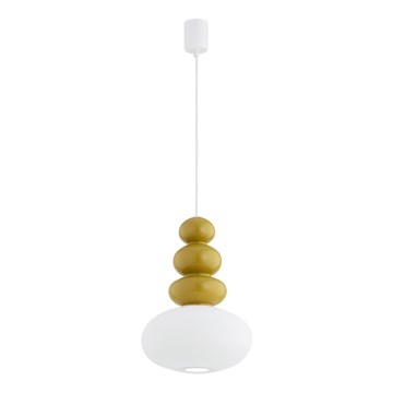 Argon 8821 - Lestenec na vrvici DIEGO 1xGU10/5W/230V bela/rjava