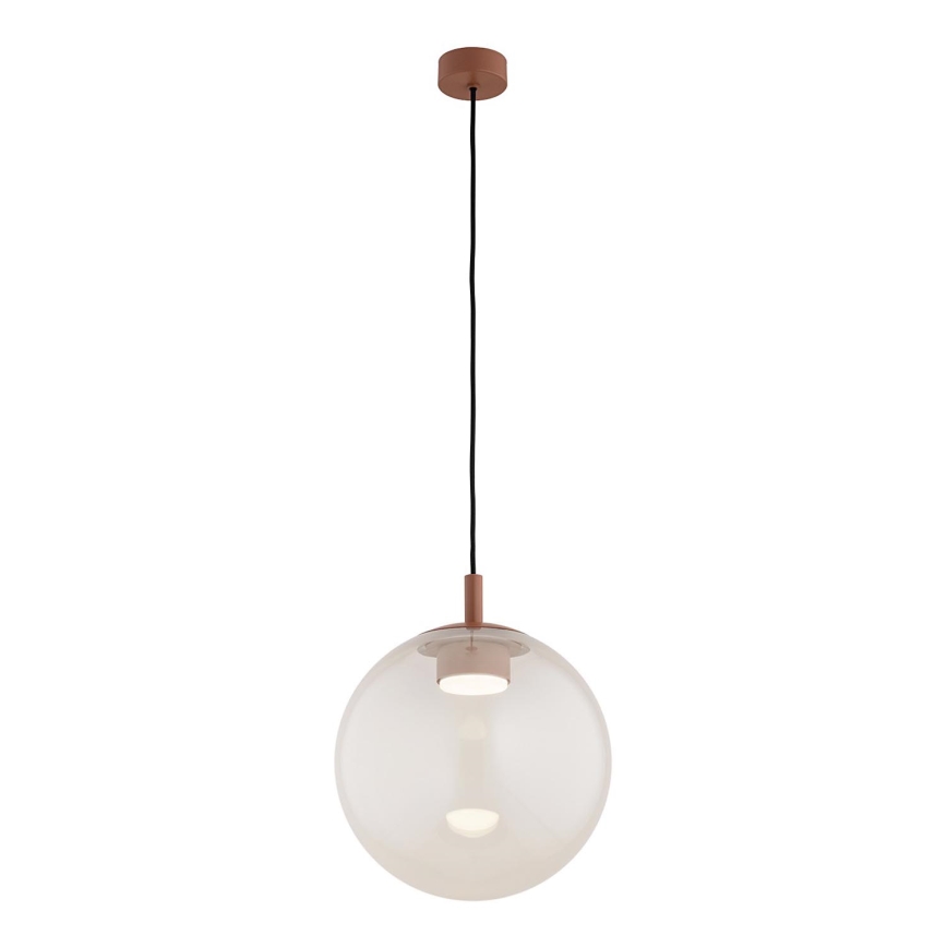 Argon 8829 - Lestenec na vrvici SACRAMENTO 1xGX53/8W/230V prozorna/rjava