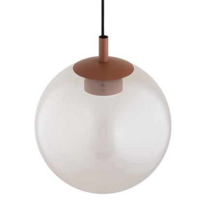 Argon 8829 - Lestenec na vrvici SACRAMENTO 1xGX53/8W/230V prozorna/rjava